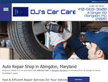 Tablet Screenshot of djscarcaremd.com